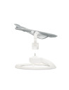 KC-BULE00040,Balansoar electric pentru bebelusi cu sezut rotativ 360 grade, momi pearl - grey