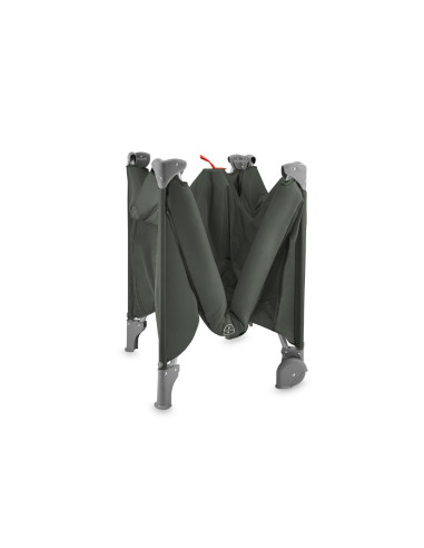 KC-LOZE00025,Patut pliabil cu doua nivele si masuta de infasat, 60x120 cm, momi, belove plus - green