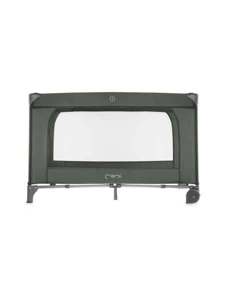 KC-LOZE00025,Patut pliabil cu doua nivele si masuta de infasat, 60x120 cm, momi, belove plus - green