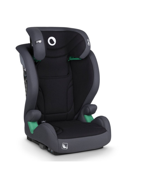 BN-LO-IGO_I-SIZE_GREY_GRAPHITE,Scaun auto, Lionelo, i-Size Igo, 100- 150 cm, Cu isofix, Protectie laterala, Ajustare spatar in 2