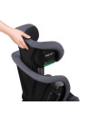 BN-LO-IGO_I-SIZE_GREY_GRAPHITE,Scaun auto, Lionelo, i-Size Igo, 100- 150 cm, Cu isofix, Protectie laterala, Ajustare spatar in 2