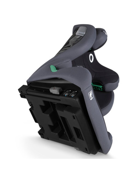 BN-LO-IGO_I-SIZE_GREY_GRAPHITE,Scaun auto, Lionelo, i-Size Igo, 100- 150 cm, Cu isofix, Protectie laterala, Ajustare spatar in 2