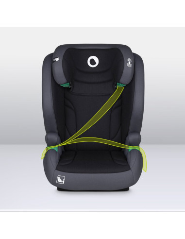BN-LO-IGO_I-SIZE_GREY_GRAPHITE,Scaun auto, Lionelo, i-Size Igo, 100- 150 cm, Cu isofix, Protectie laterala, Ajustare spatar in 2