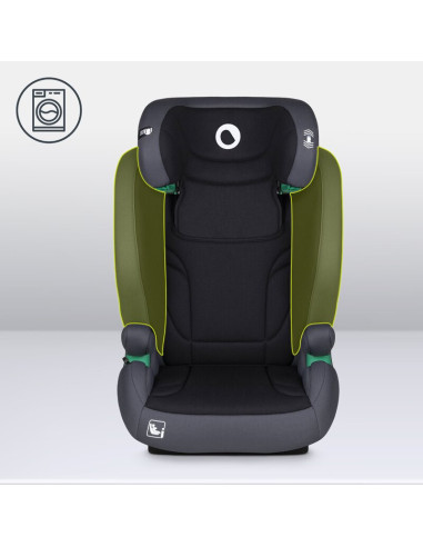 BN-LO-IGO_I-SIZE_GREY_GRAPHITE,Scaun auto, Lionelo, i-Size Igo, 100- 150 cm, Cu isofix, Protectie laterala, Ajustare spatar in 2