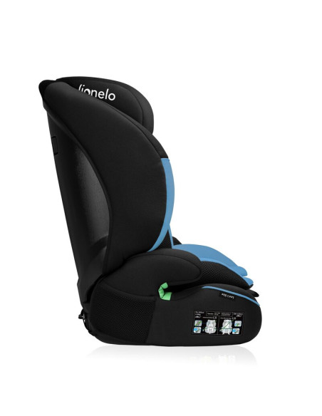 BN-LO-LEVI_I-SIZE_BLUE_COBALT,Scaun auto, Lionelo, Levi i-Size, Universal, Instalare FWF, Cu tetiera reglabila in 10 pozitii, Cu