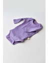UP-BC-CSYR4302-3,Body Bebe Unisex cu maneca lunga din 95% bumbac organic cu 5% elastan - Mov, BabyCosy (Marime: 3-6 Luni)