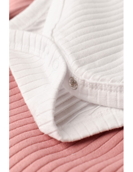 UP-BC-CSYR4307-9,Body Bebe Unisex cu maneca lunga din 95% bumbac organic cu 5% elastan - Alb, BabyCosy (Marime: 9-12 luni)