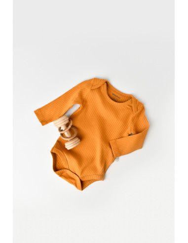UP-BC-CSYR4308-9,Body Bebe Unisex cu maneca lunga din 95% bumbac organic cu 5% elastan - Sofran, BabyCosy (Marime: 9-12 luni)