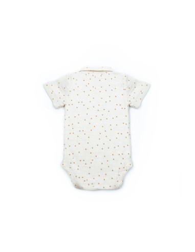 UP-BC-CSYM7100-6,Set 2 body-uri cu guler TeddyBear, BabyCosy, 100% bumbac (Marime: 6-9 luni)