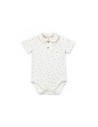 UP-BC-CSYM7100-6,Set 2 body-uri cu guler TeddyBear, BabyCosy, 100% bumbac (Marime: 6-9 luni)