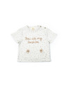 UP-BC-CSYM7101-18,Set tricou cu pantaloni scurti TeddyBear, 100% bumbac organic, BabyCosy (Marime: 18-24 Luni)