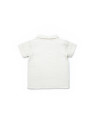 UP-BC-CSYM7102-3,Set tricou, salopeta si sapca TeddyBear, 100% bumbac organic, BabyCosy (Marime: 3-6 Luni)