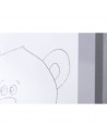PATUT PENTRU BEBE, BEAR & BUTTERFLY, SILVER 120 X 60