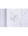 PATUT PENTRU BEBE, BEAR & BUTTERFLY, SILVER 120 X 60