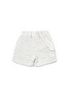 UP-BC-CSYM7103-12,Set tricou maro cu pantaloni scurti TeddyBear, 100% bumbac organic, BabyCosy (Marime: 12-18 Luni)