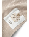 UP-BC-CSYM7105-18,Salopeta cu guler TeddyBear, BabyCosy, 100% bumbac organic (Marime: 18-24 Luni)