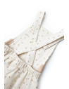 UP-BC-CSYM7106-9,Salopeta cu palariuta TeddyBear, BabyCosy, 100% bumbac organic (Marime: 9-12 luni)