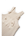UP-BC-CSY8114-6,Salopeta cu bretele TeddyBear, BabyCosy, 100% bumbac organic (Marime: 6-9 luni)
