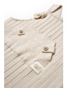 UP-BC-CSY8114-12,Salopeta cu bretele TeddyBear, BabyCosy, 100% bumbac organic (Marime: 12-18 Luni)