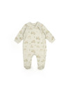 UP-BC-CSY5820-6,Set 2 salopete Rabbit, 100%bumbac organic, BabyCosy (Marime: 6-9 luni)