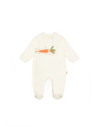 UP-BC-CSY5820-6,Set 2 salopete Rabbit, 100%bumbac organic, BabyCosy (Marime: 6-9 luni)