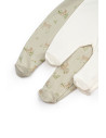 UP-BC-CSY5820-6,Set 2 salopete Rabbit, 100%bumbac organic, BabyCosy (Marime: 6-9 luni)