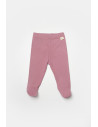 UP-BC-CSYB9027-6,Set 2 pantaloni cu botosei Bamboo, roz, BabyCosy, 50%bumbac+50% bambus (Marime: 6-9 luni)