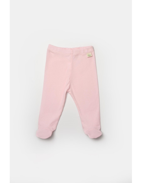 UP-BC-CSYB9027-6,Set 2 pantaloni cu botosei Bamboo, roz, BabyCosy, 50%bumbac+50% bambus (Marime: 6-9 luni)