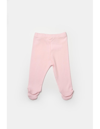 UP-BC-CSYB9027-6,Set 2 pantaloni cu botosei Bamboo, roz, BabyCosy, 50%bumbac+50% bambus (Marime: 6-9 luni)