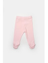 UP-BC-CSYB9027-6,Set 2 pantaloni cu botosei Bamboo, roz, BabyCosy, 50%bumbac+50% bambus (Marime: 6-9 luni)