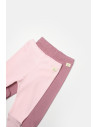 UP-BC-CSYB9027-6,Set 2 pantaloni cu botosei Bamboo, roz, BabyCosy, 50%bumbac+50% bambus (Marime: 6-9 luni)