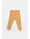 UP-BC-CSYB9028-6,Set 2 pantaloni cu botosei Bamboo, galben, BabyCosy, 50%bumbac+50% bambus (Marime: 6-9 luni)