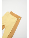 UP-BC-CSYB9028-6,Set 2 pantaloni cu botosei Bamboo, galben, BabyCosy, 50%bumbac+50% bambus (Marime: 6-9 luni)