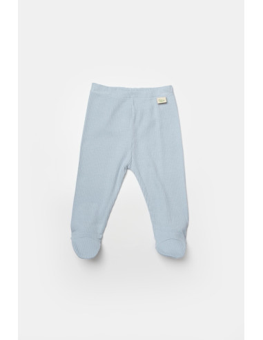 UP-BC-CSYB9029-3,Set 2 pantaloni cu botosei Bamboo, blue, BabyCosy, 50%bumbac+50% bambus (Marime: 3-6 Luni)