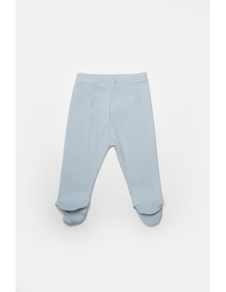 UP-BC-CSYB9029-3,Set 2 pantaloni cu botosei Bamboo, blue, BabyCosy, 50%bumbac+50% bambus (Marime: 3-6 Luni)