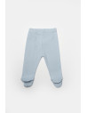 UP-BC-CSYB9029-3,Set 2 pantaloni cu botosei Bamboo, blue, BabyCosy, 50%bumbac+50% bambus (Marime: 3-6 Luni)