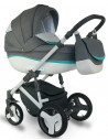Carucior copii 3 in 1, reversibil, 0-36 luni, Bexa Ideal Grey