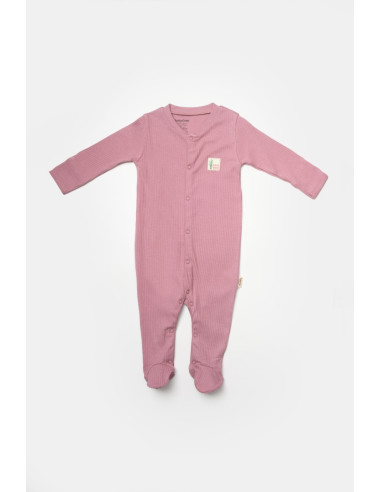 UP-BC-CSYB9033-0,Set 2 salopete lungi Bamboo, roz, BabyCosy, 50%bumbac+50% bambus (Marime: 0-3 Luni)