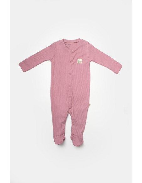 UP-BC-CSYB9033-0,Set 2 salopete lungi Bamboo, roz, BabyCosy, 50%bumbac+50% bambus (Marime: 0-3 Luni)