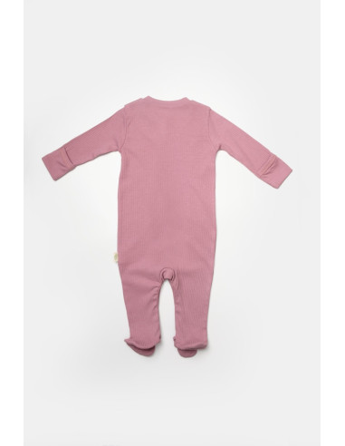UP-BC-CSYB9033-0,Set 2 salopete lungi Bamboo, roz, BabyCosy, 50%bumbac+50% bambus (Marime: 0-3 Luni)