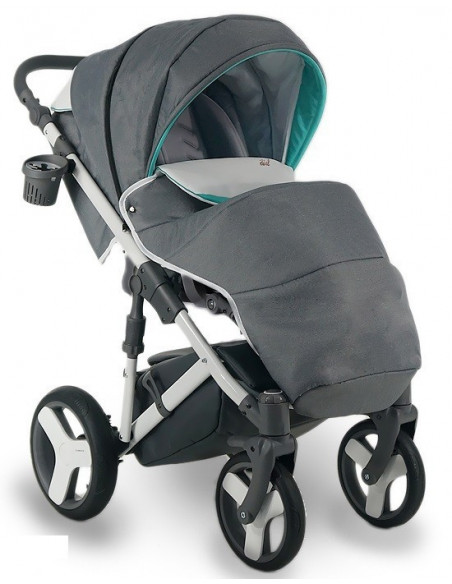 Carucior copii 3 in 1, reversibil, 0-36 luni, Bexa Ideal Grey