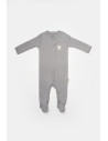 UP-BC-CSYB9035-3,Set 2 salopete lungi Bamboo, blue, BabyCosy, 50%bumbac+50% bambus (Marime: 3-6 Luni)
