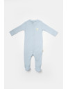 UP-BC-CSYB9035-3,Set 2 salopete lungi Bamboo, blue, BabyCosy, 50%bumbac+50% bambus (Marime: 3-6 Luni)