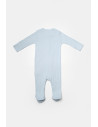 UP-BC-CSYB9035-3,Set 2 salopete lungi Bamboo, blue, BabyCosy, 50%bumbac+50% bambus (Marime: 3-6 Luni)