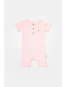UP-BC-CSYB9036-9,Set 2 salopete scurte Bamboo, roz, BabyCosy, 50%bumbac+50% bambus (Marime: 9-12 luni)