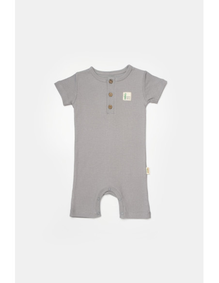 UP-BC-CSYB9038-12,Set 2 salopete scurte Bamboo, blue, BabyCosy, 50%bumbac+50% bambus (Marime: 12-18 Luni)