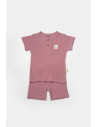 UP-BC-CSYB9039-6,Set tricou cu pantaloni Bamboo, roz, BabyCosy, 50%bumbac+50% bambus (Marime: 6-9 luni)