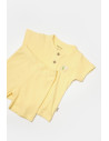 UP-BC-CSYB9041-18,Set tricou cu pantaloni Bamboo, galben, BabyCosy, 50%bumbac+50% bambus (Marime: 18-24 Luni)