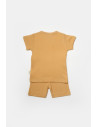 UP-BC-CSYB9042-9,Set tricou cu pantaloni Bamboo, maro, BabyCosy, 50%bumbac+50% bambus (Marime: 9-12 luni)