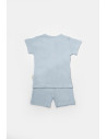 UP-BC-CSYB9043-6,Set tricou cu pantaloni Bamboo, blue, BabyCosy, 50%bumbac+50% bambus (Marime: 6-9 luni)